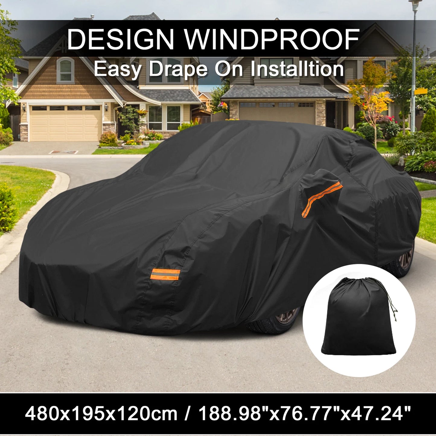 Waterproof Aluminum Film Car Cover for Lexus LC (2018–2023)