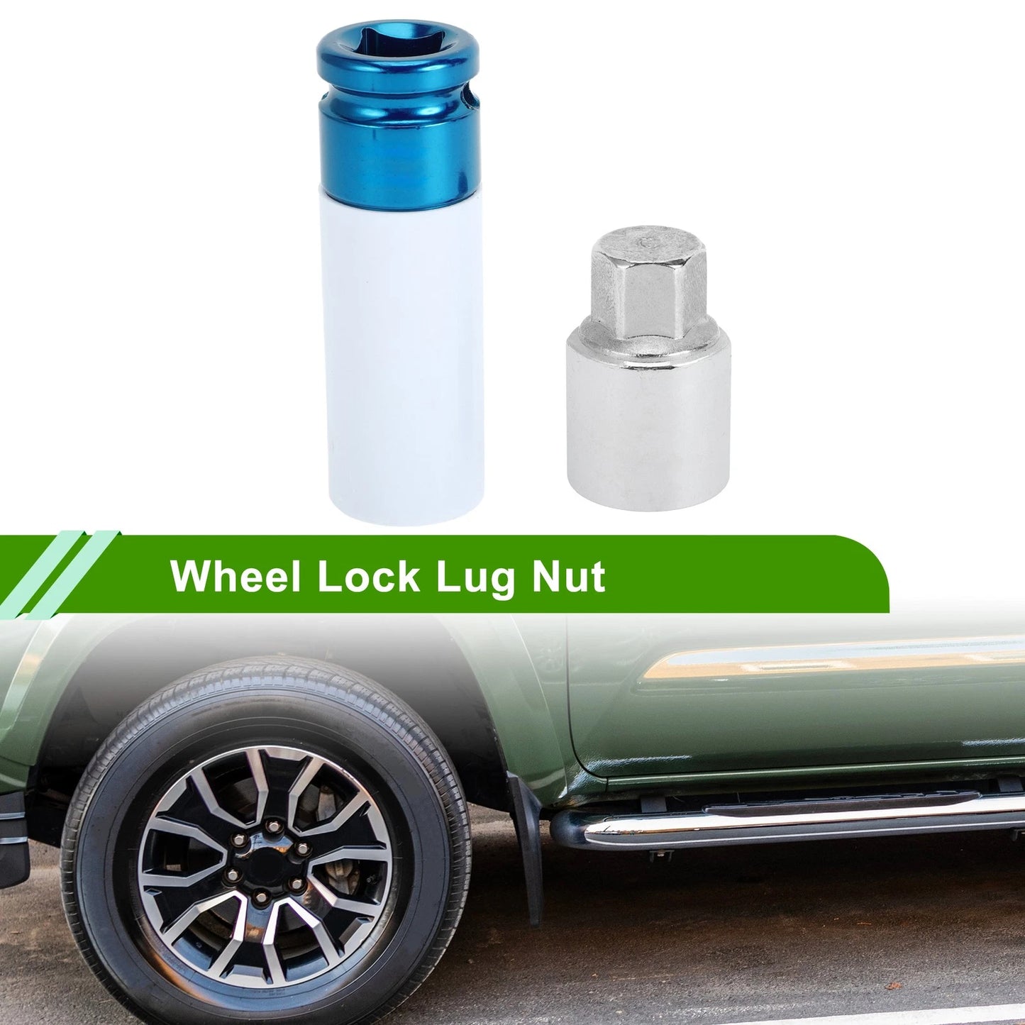 Set of 4 Wheel Lock Lug Nut Anti-theft Key Socket for Toyota