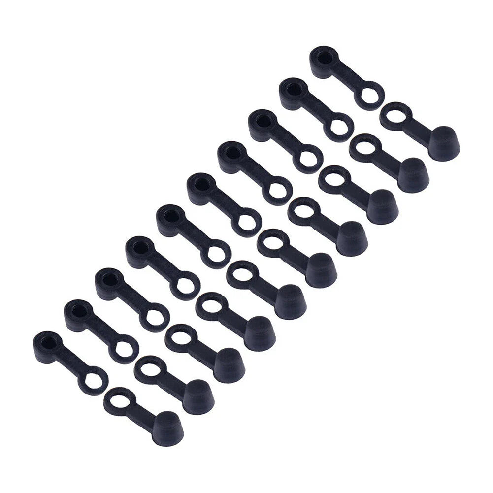 100Pcs Motorcycle Brake Bleeder Screw Cap Oil Drain Tip Cover
