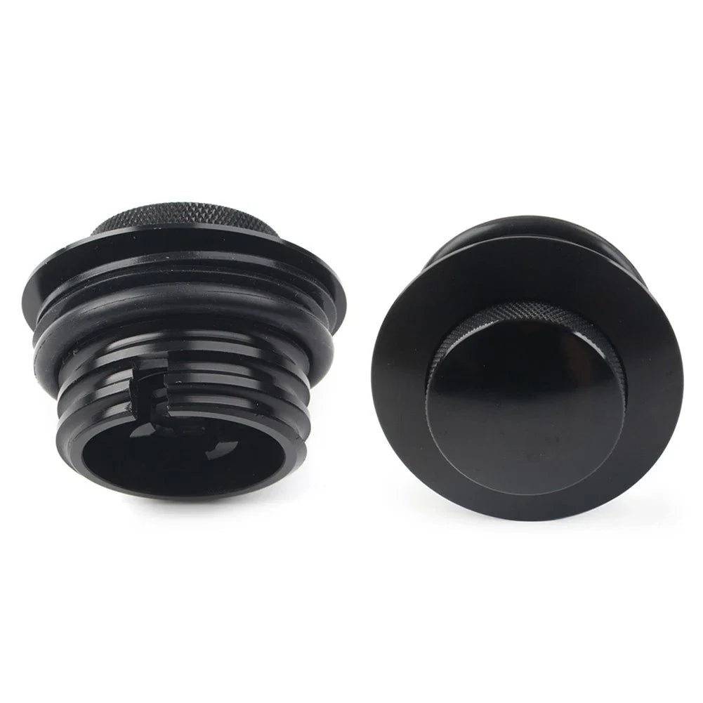 Vented Fuel Tank Cover for Harley - Left & Right Thread Pop Up Gas Cap