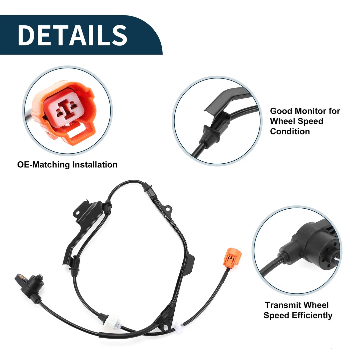 ABS Wheel Speed Sensor No. 57450-S84-A52 for Honda Accord (2018–2023)
