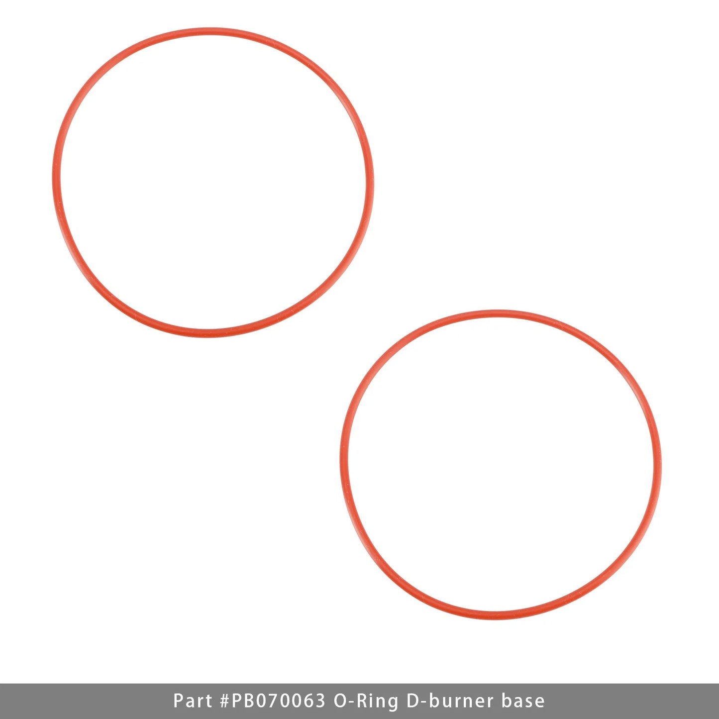 Set of 2 O-Ring D-Burner Base for Burner Base (D)