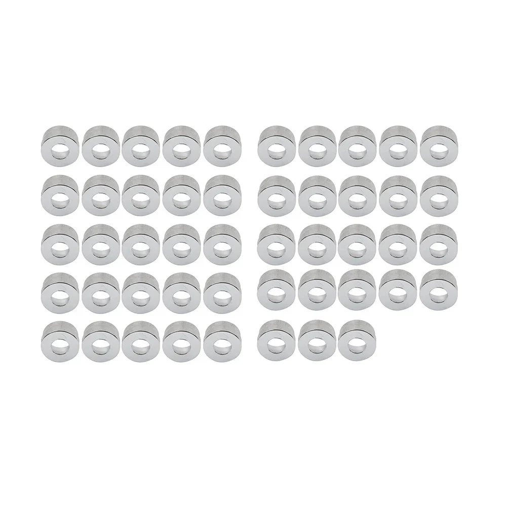 48X Chrome Engine Bolt Topper Caps for Harley Twin Cam Touring Road Glide