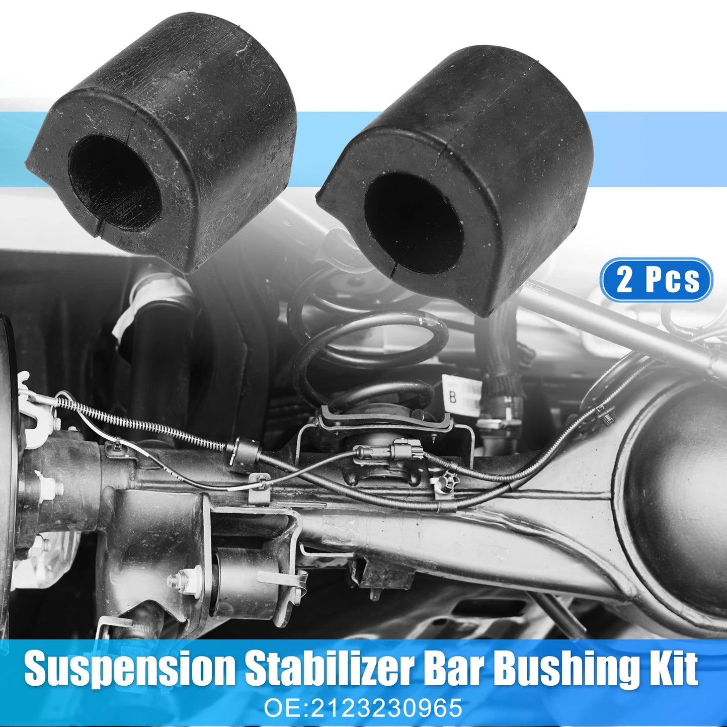 2X Suspension Stabilizer Bar Bushings No. 2123230965 for Mercedes-Benz
