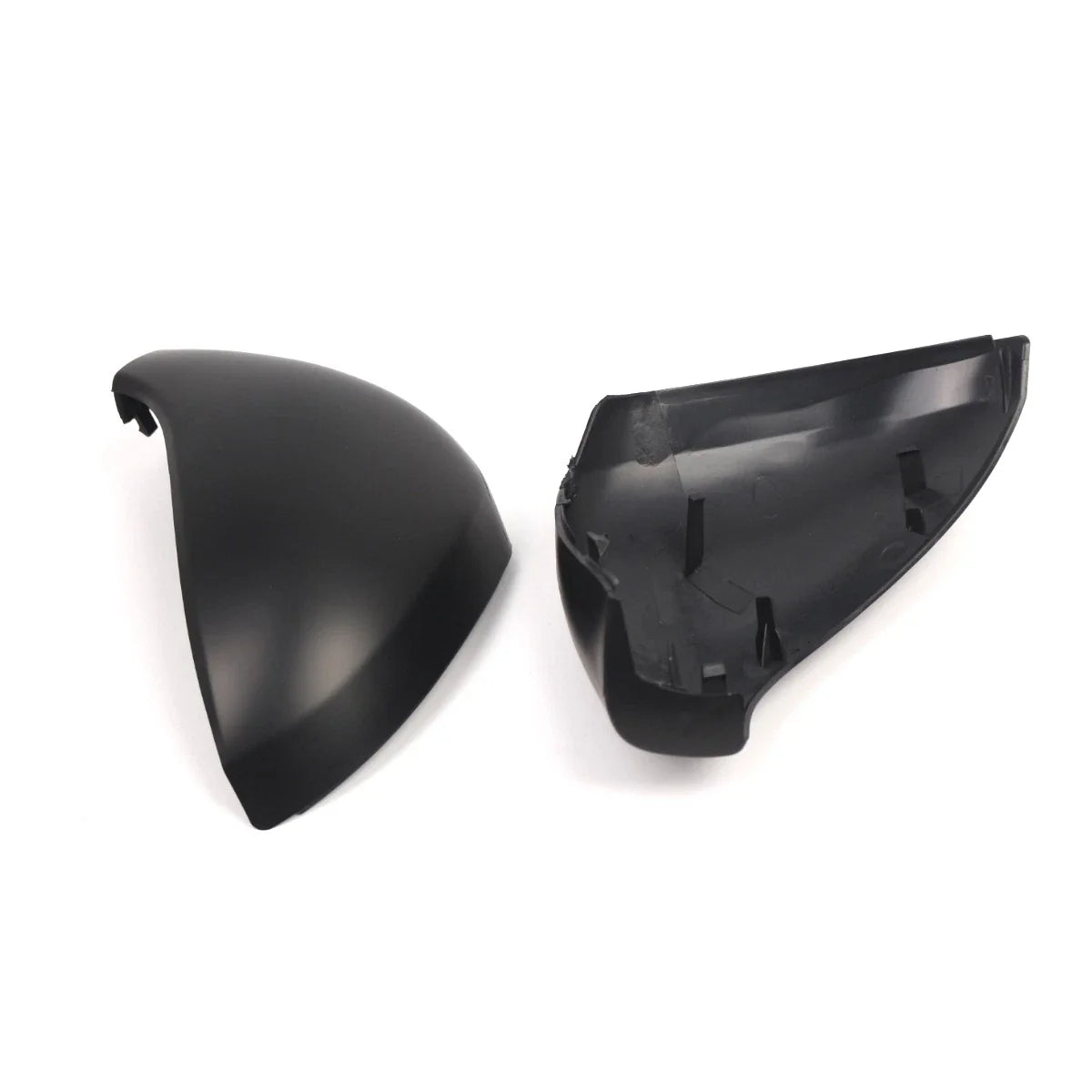 Pair Matte Black Side Wing Mirror Cap Cover for Peugeot 207 (2006–2013)
