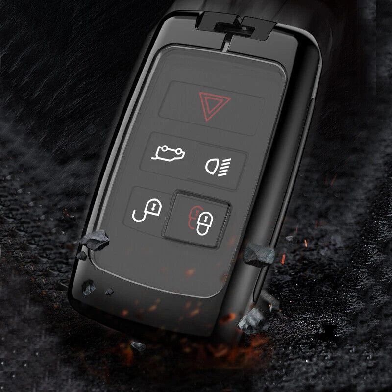 Alloy Remote Car Key Fob Case Cover for Land Rover Discovery (1994–2016)