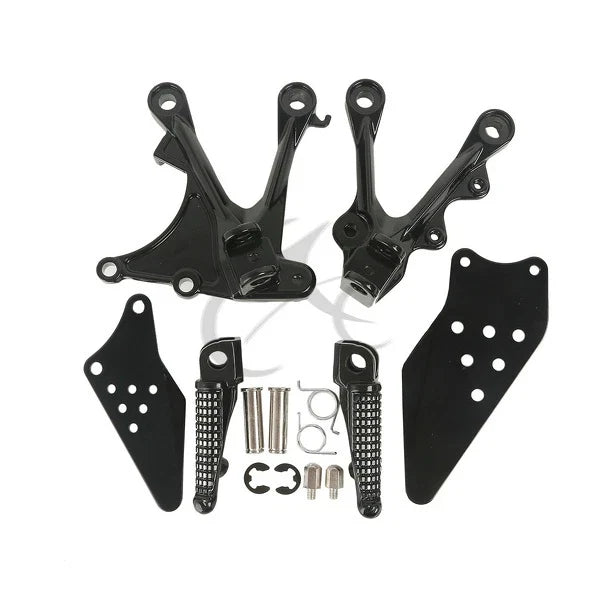 Front Driver Footpegs Bracket for Kawasaki Ninja ZX-6R ZX636 (2005-2008)