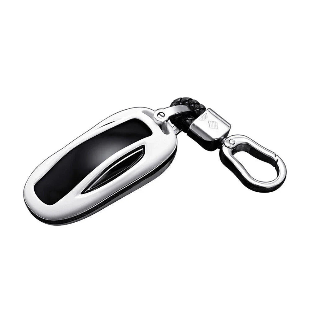 Carbon Fiber Key Fob Case Cover for Tesla Model X (2016-2023)