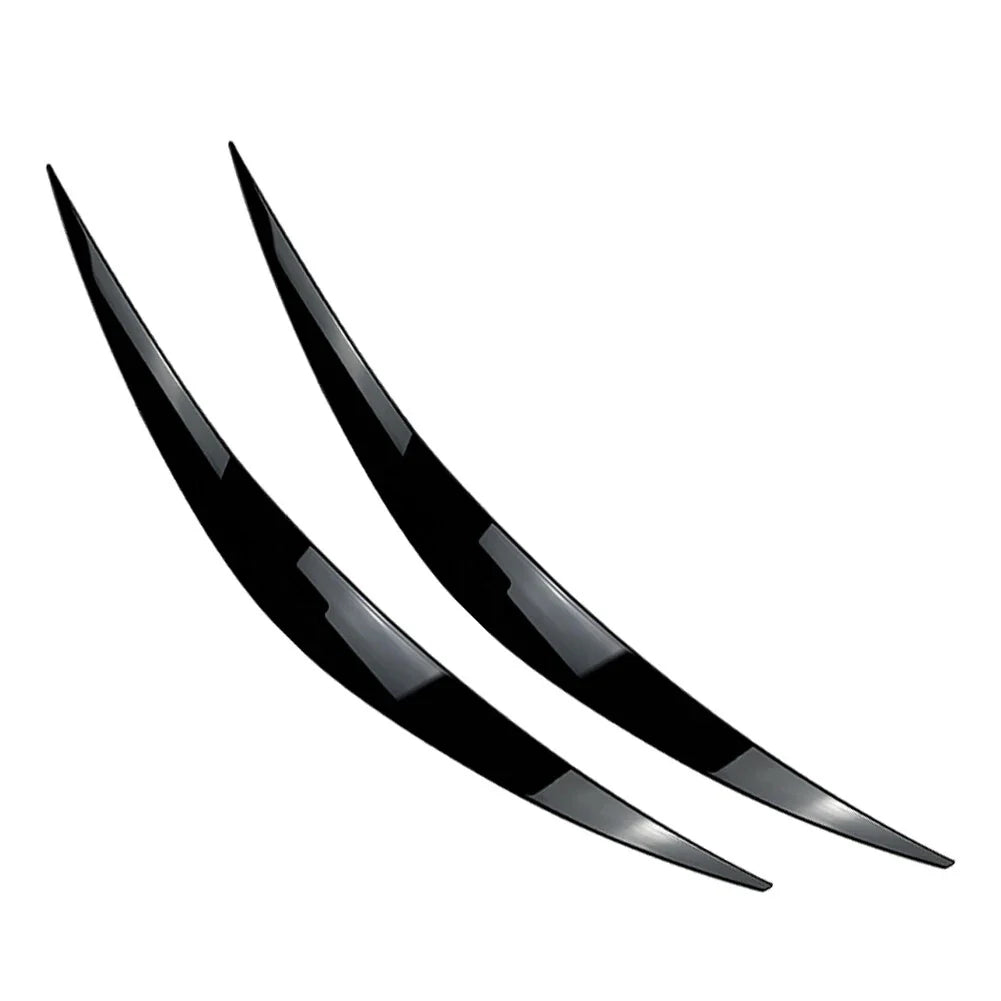 Car Headlight Eyelid Trims Black for Hyundai i30 i30N MK3 (2017-2020)