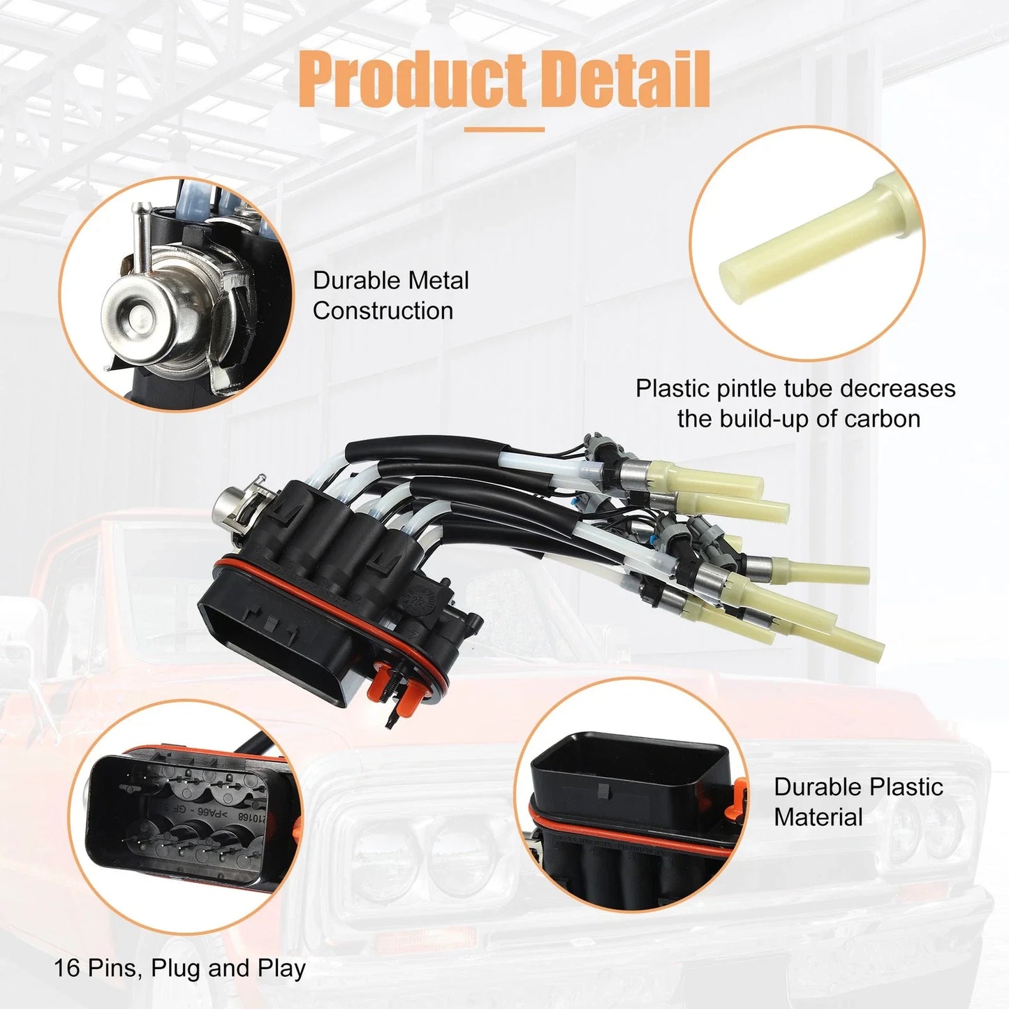 Multi Port Fuel Injector Assembly for Chevy GMC V8 5.0L 5.7L (1996-2002)
