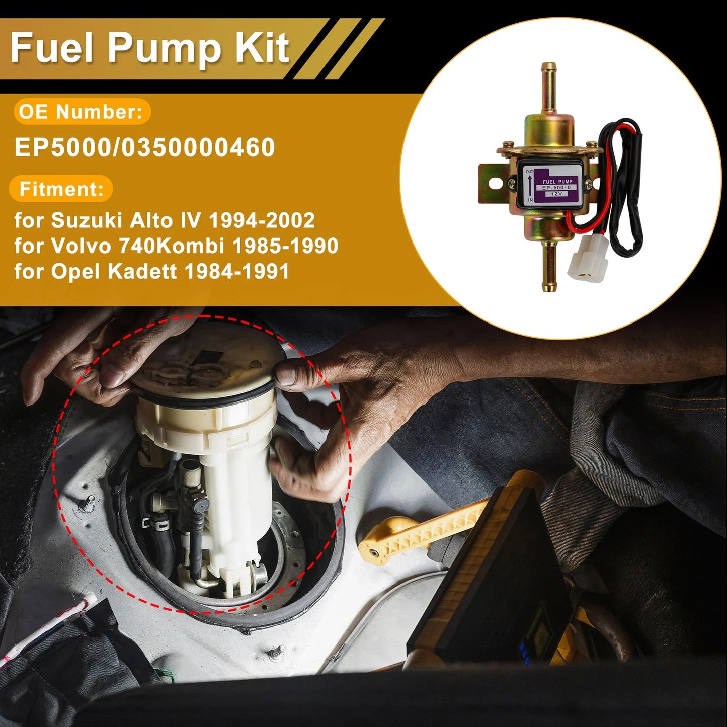 Fuel Pump Set for Suzuki Alto IV (1994–2002) Replaces No.EP5000