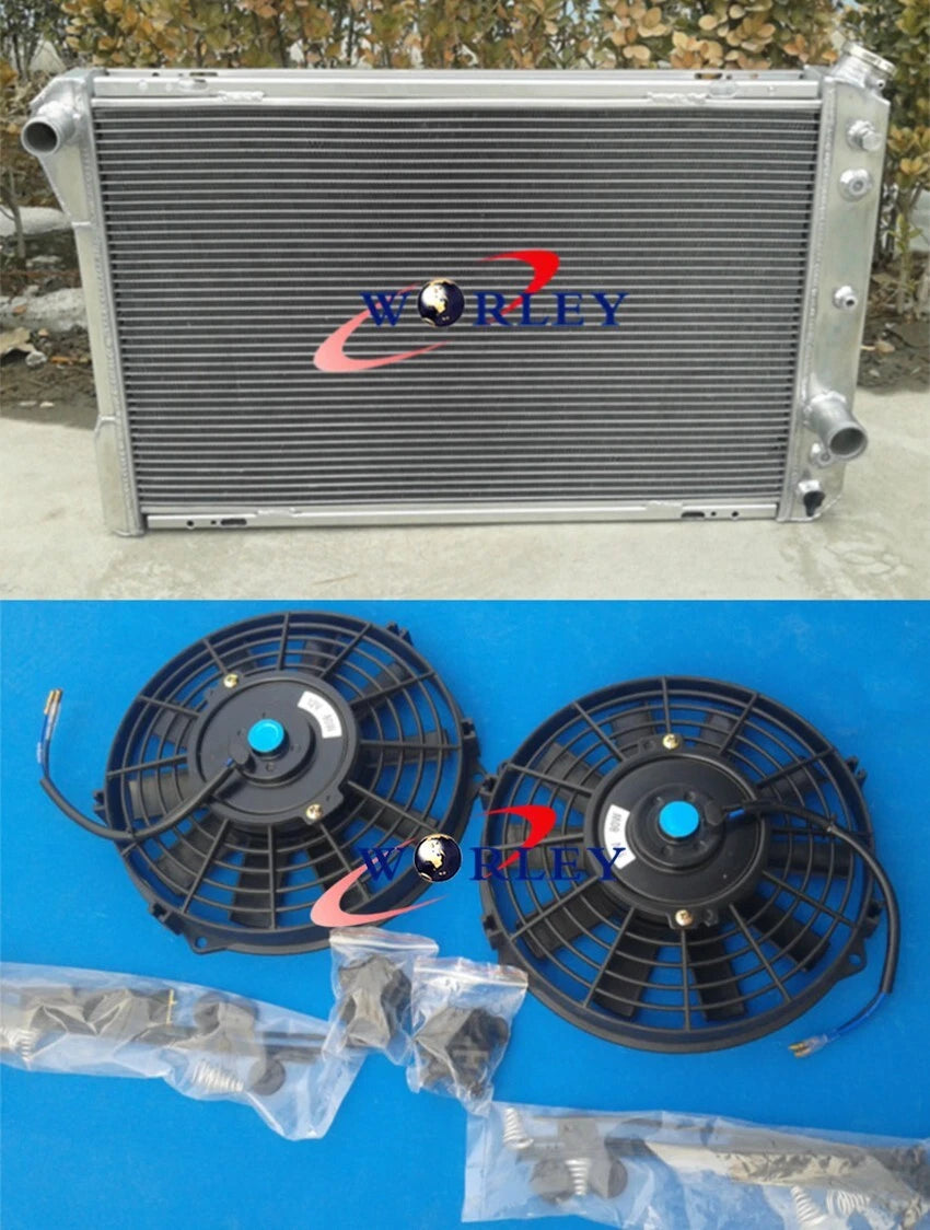3 Row Radiator with Fans for Pontiac Firebird/Trans Am, Chevy Camaro (1982–1992)