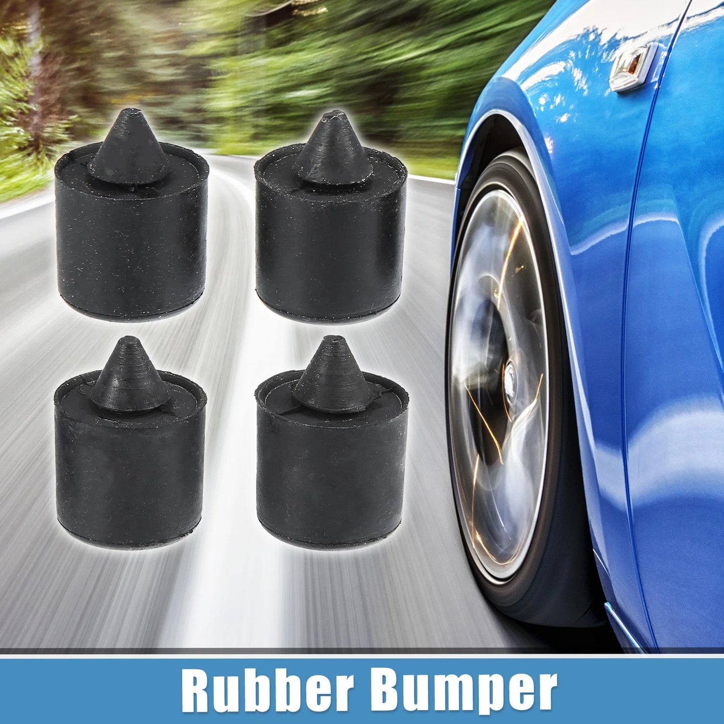 Set of 4 Rubber Bumpers for Ford Ranger