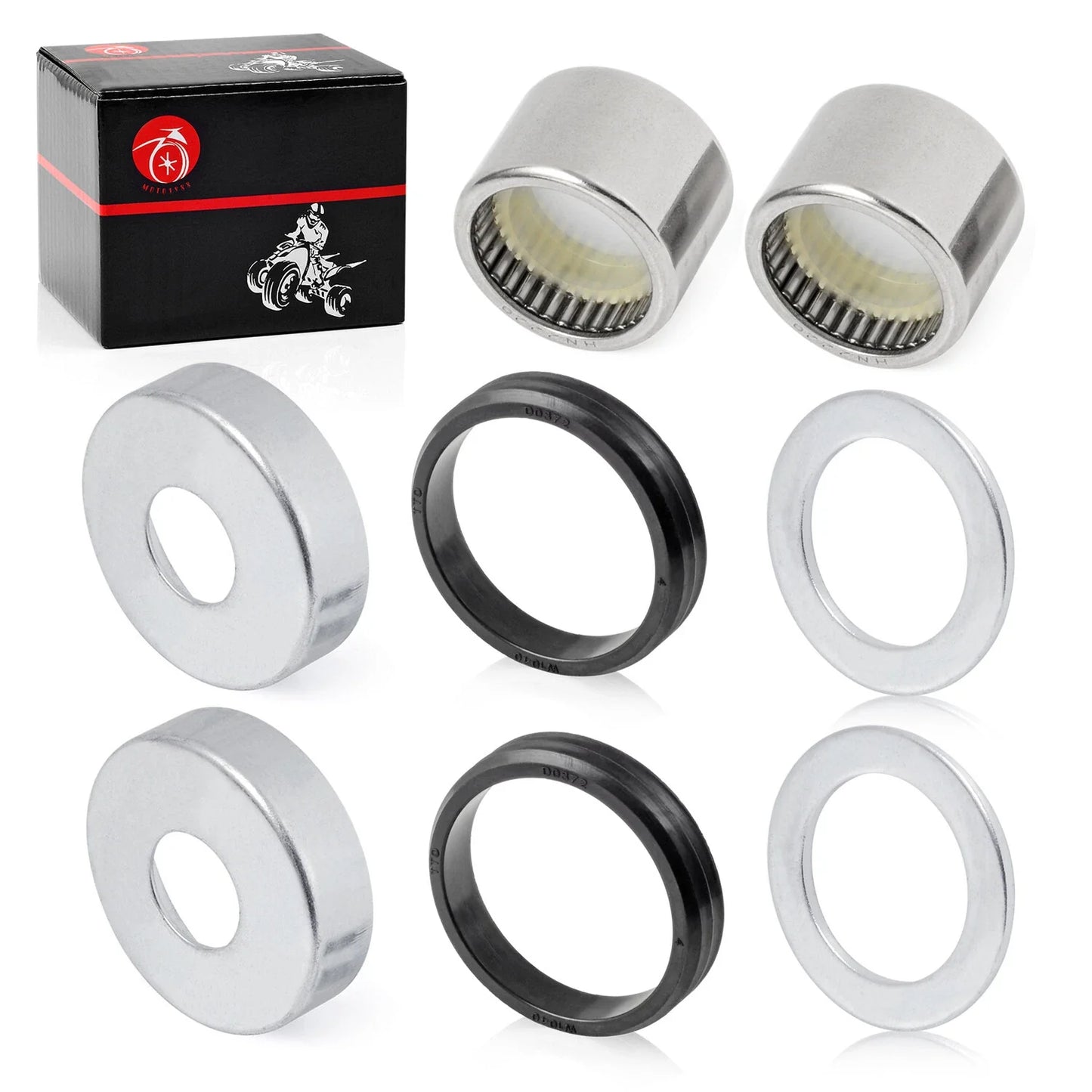 Front Swingarm Bearings SEAL Dust Cap Kit for Yamaha Banshee (1987–2006)