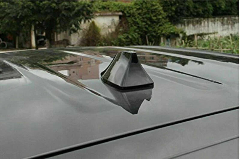 Black Universal Auto Car Roof Shark Fin Style AM/FM Antenna