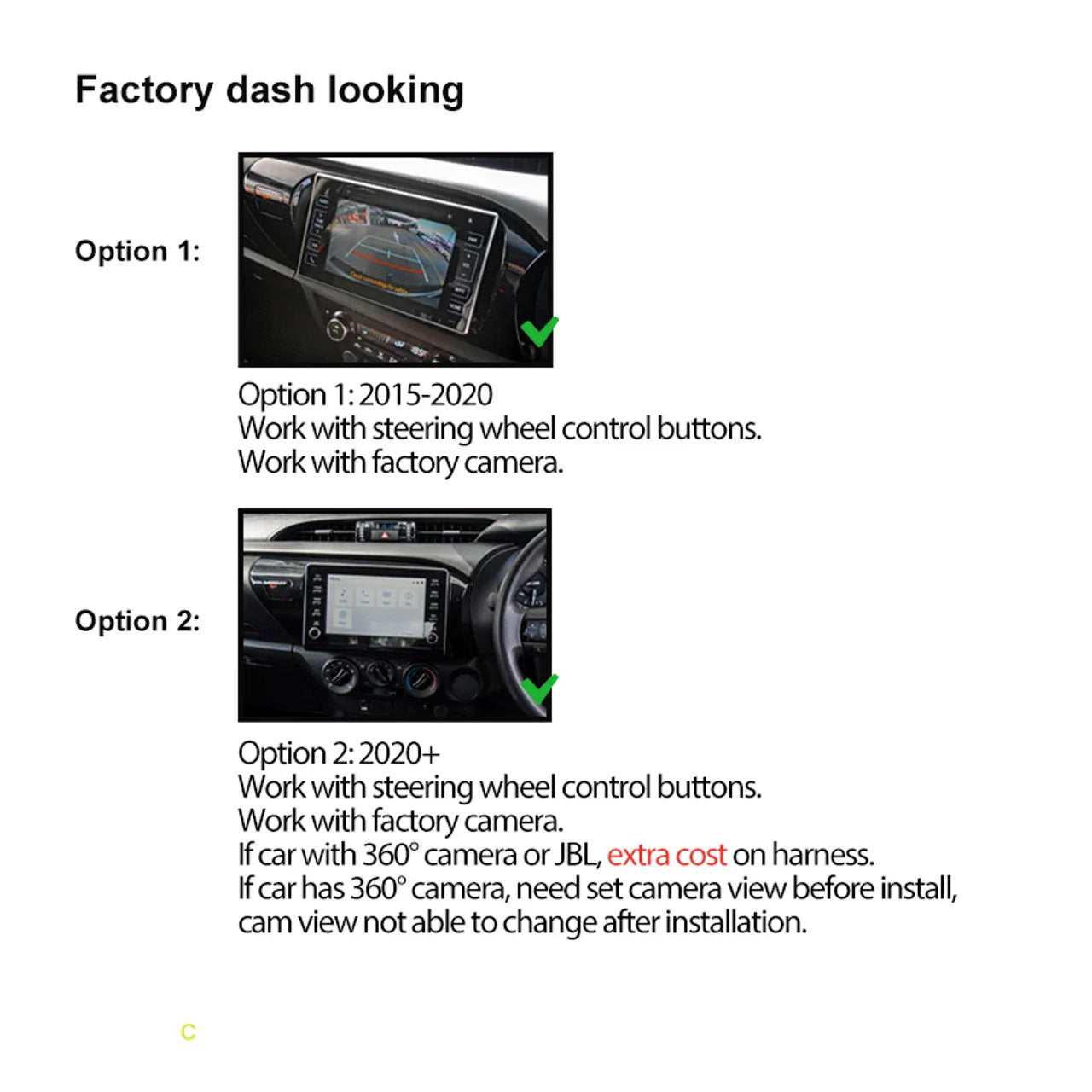 10" Wireless CarPlay Android Auto Head Unit for Toyota Hilux (2015-2022)