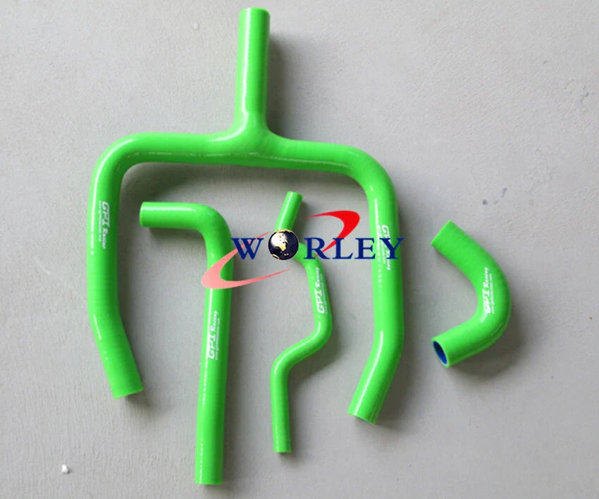 Silicone Radiator Y Hose Blue for Kawasaki KXF 250 KX250F (2009-2016)