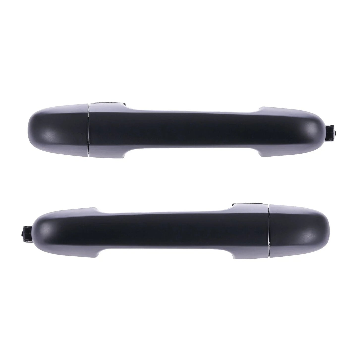 Door Handle Outer Set of 2 Black Rear Left & Right for Hyundai i30 (2007–2012)