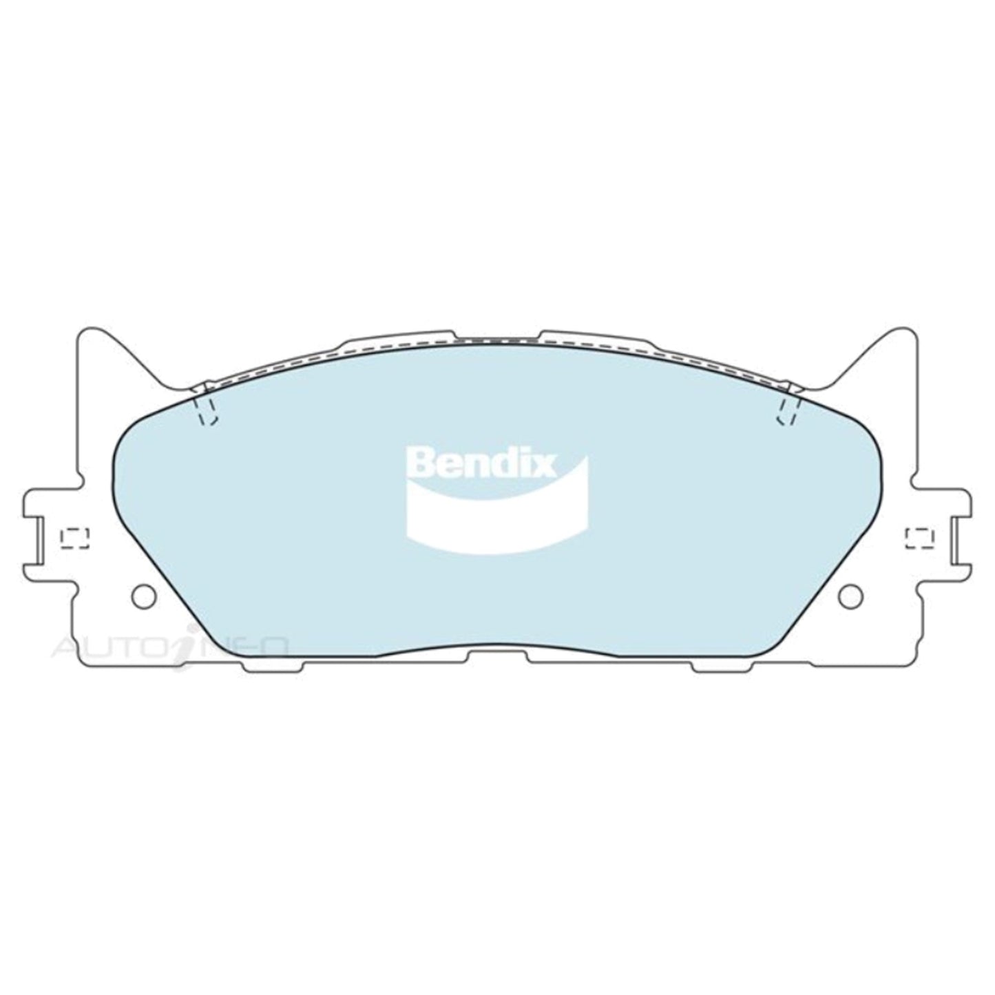 Front Disc Brake Pads for Toyota Camry (2010–2017)