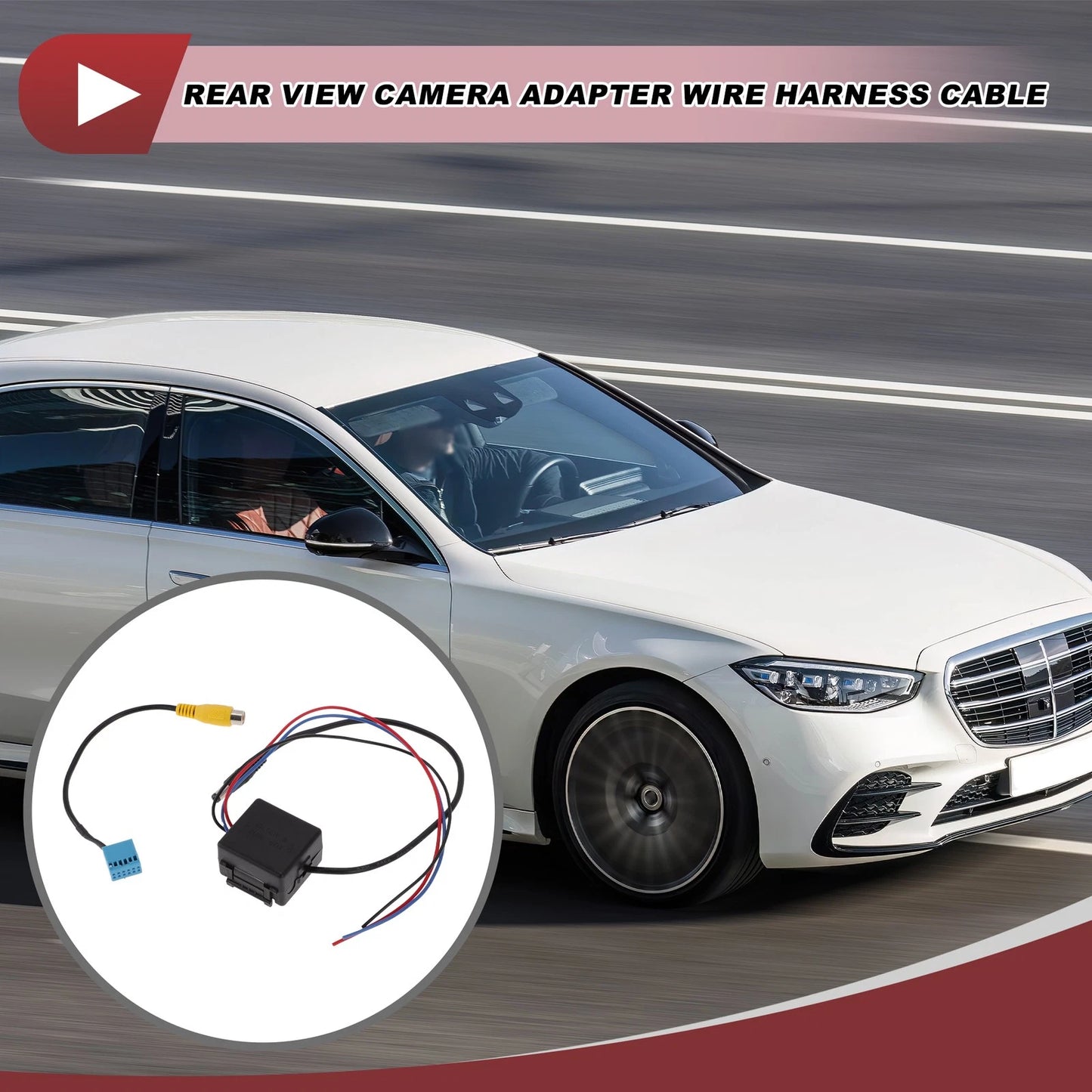 Rear View Camera Adapter Wire Harness Cable for VW BMW (Set of 1)