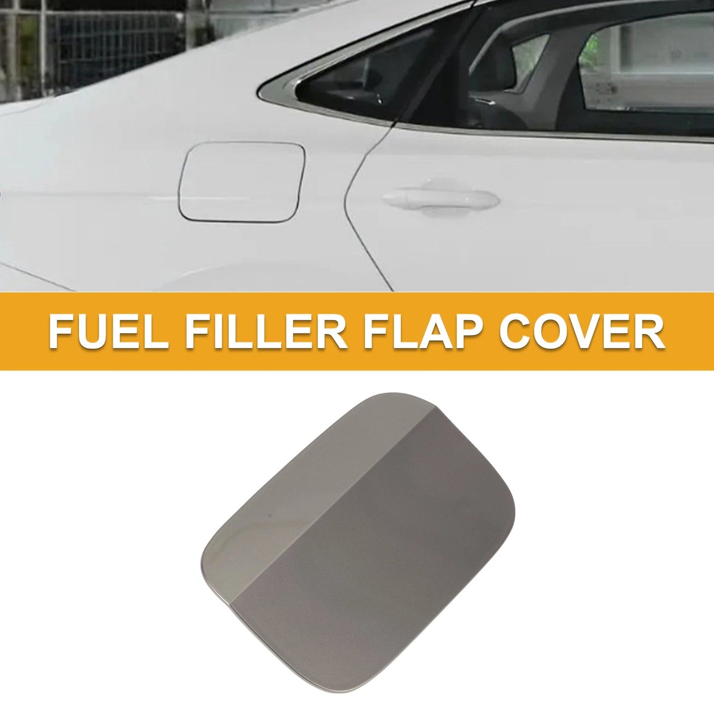 Fuel Tank Door Cap for Volkswagen Passat (2011–2018) Clip Type No. 561809857 Gold Tone