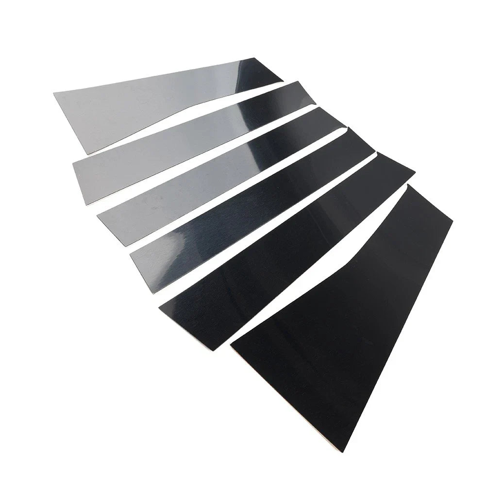 6 x Pillar Post Door Window Cover Trim for Mitsubishi Pajero Sport (2016-2023)