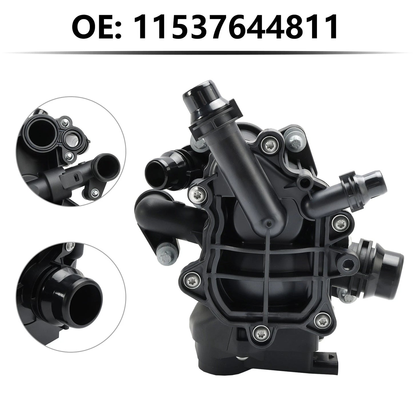 Engine Thermostat 11537644811 for BMW F20 F21 F22 F23 F30 F31 F32 F80 F82 (2012–2019)