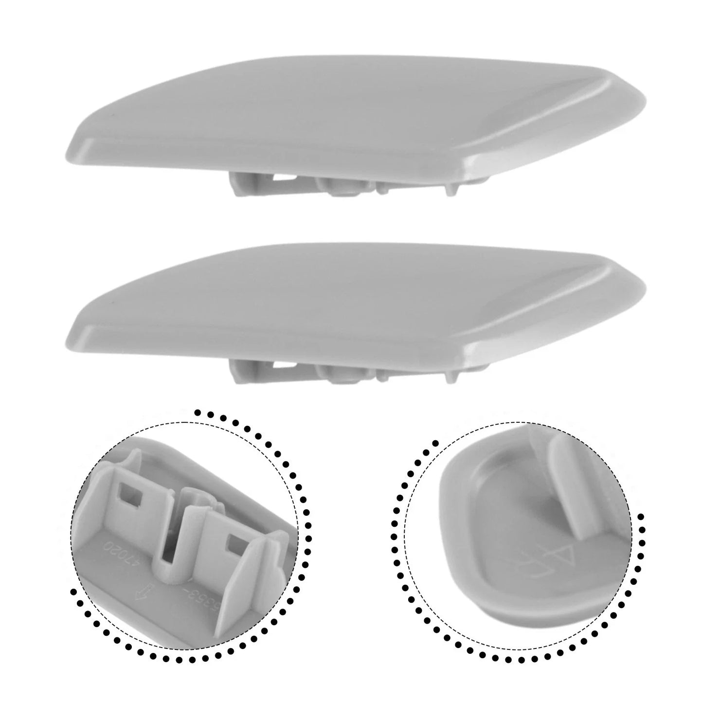 Washer Cover Cap 2 x Washer Cover Cap for Toyota