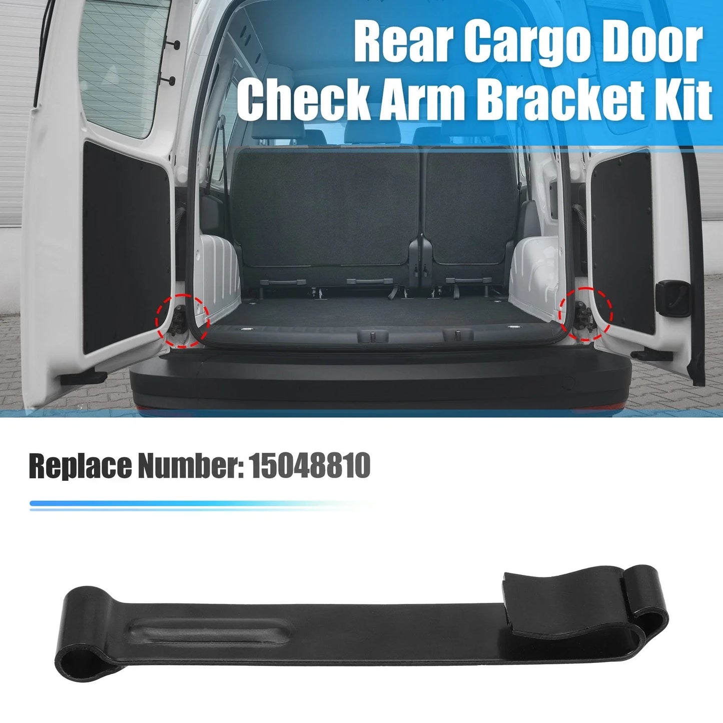 Rear Cargo Door Check Stop Arm Bracket for Chevy Suburban, GMC (2000-2006)