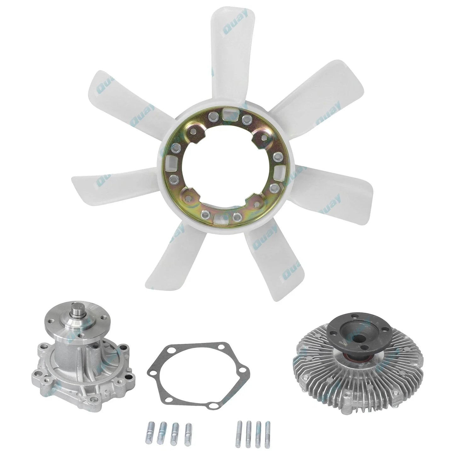 Water Pump Fan Clutch & Blade for Hilux LN85 4cyl 2.4L 2L-II Diesel 1989~1994
