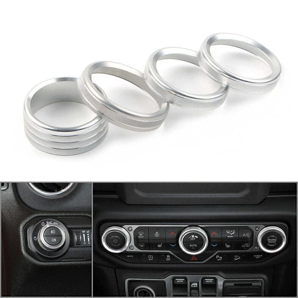 Sun Visor Clips for Jeep Wrangler JK JL JT (2018–2022)