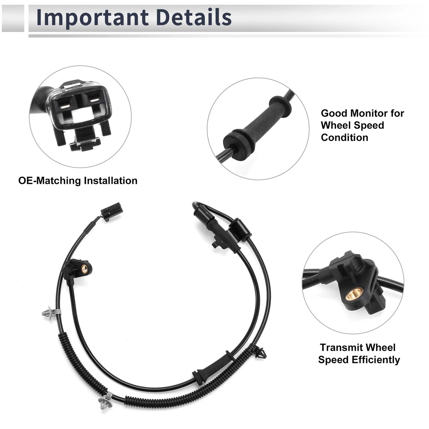 ABS Wheel Speed Sensor No. 956702P000 for Kia Sorento (2011–2012)