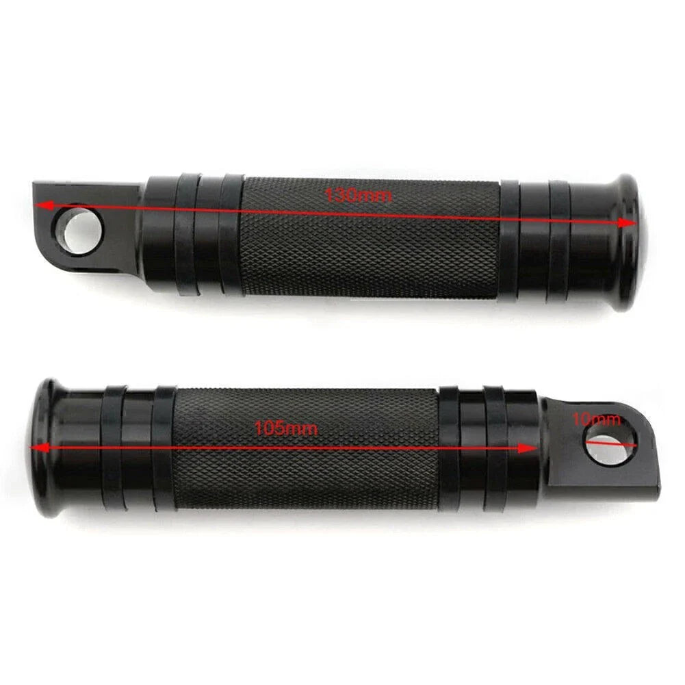Aluminum Male Mount Footpeg Pegs for Harley Davidson - Black