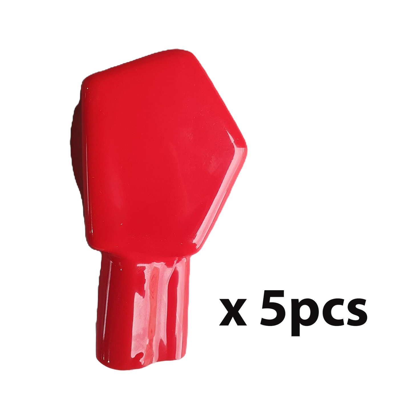 Set of 5 Protective Insulation Battery Positive Terminal Covers