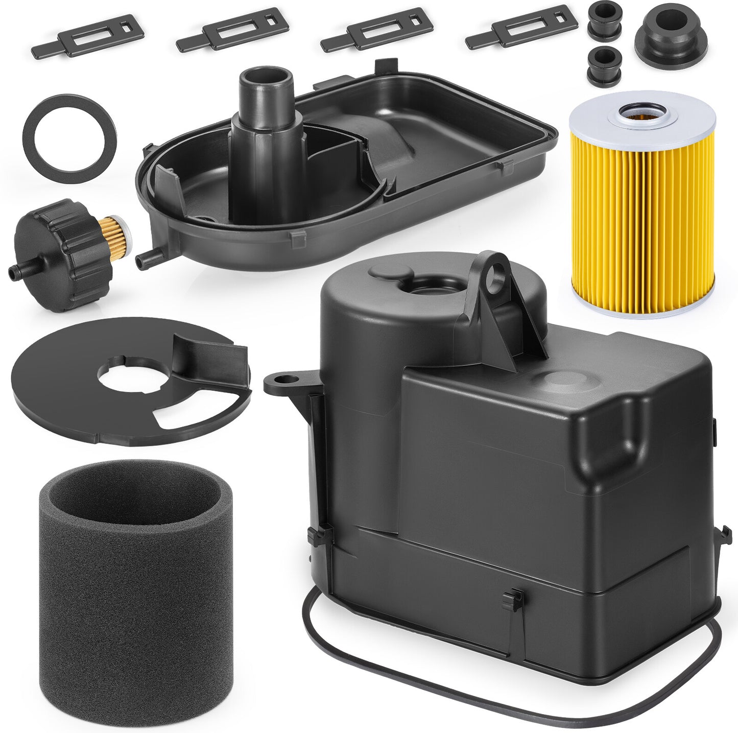 Air Filter Box Cover Cap with Seal Hook for Yamaha Golf Cart (1985–1995)