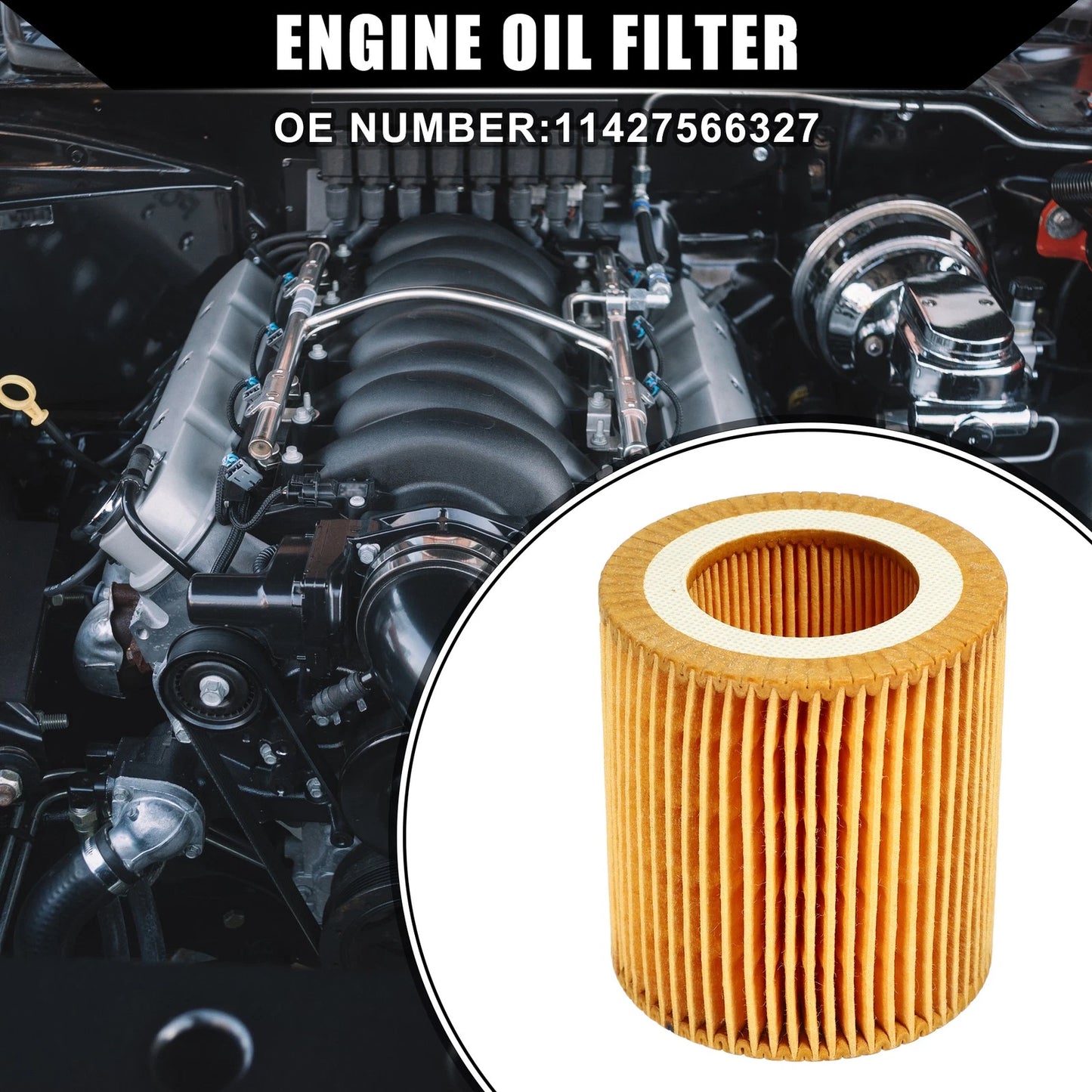 Set of 1 Engine Oil Filter for BMW 1 Series M (2011) - 11427566327