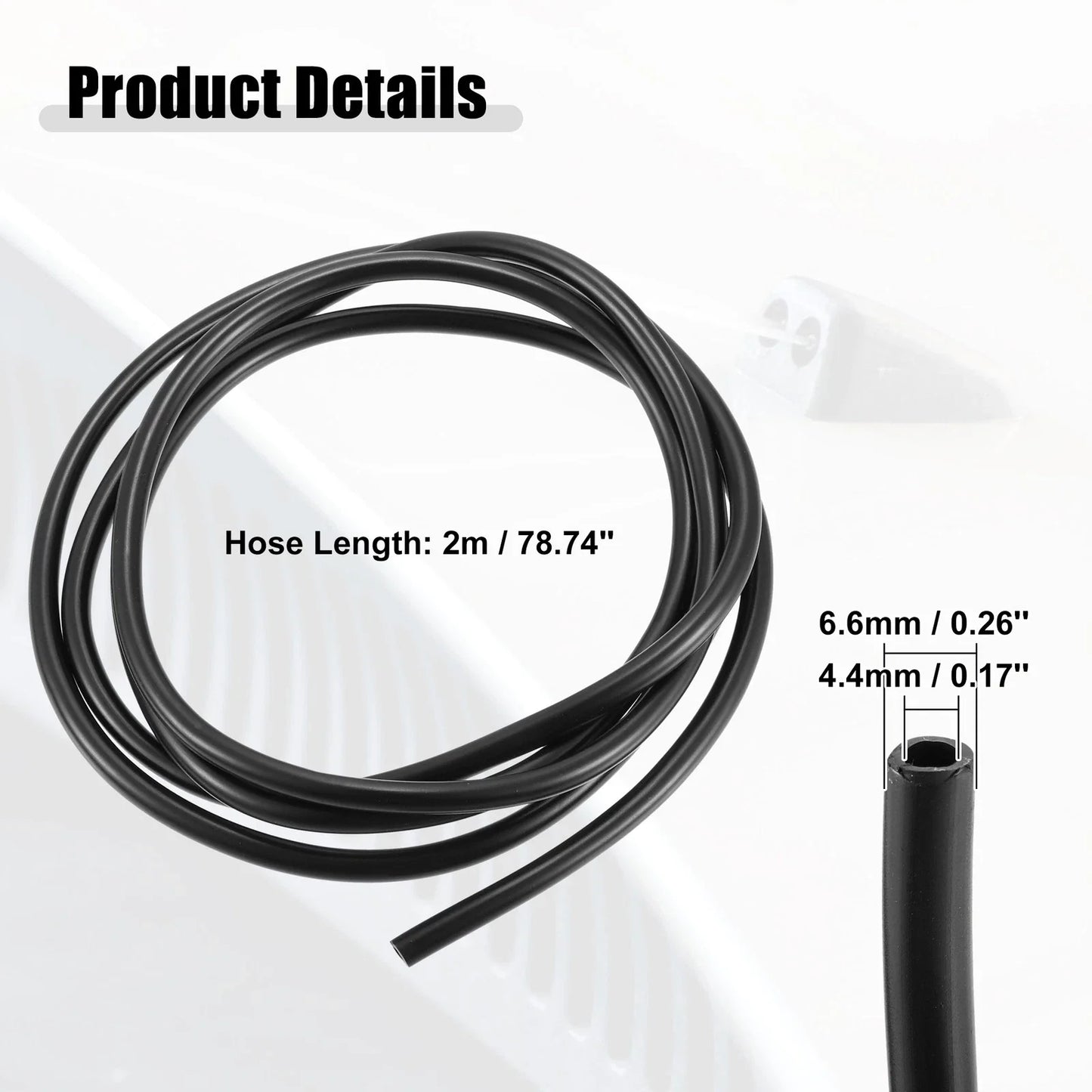 Front Windshield Washer Nozzle Kit for Dodge RAM (Fits 2M Hose)