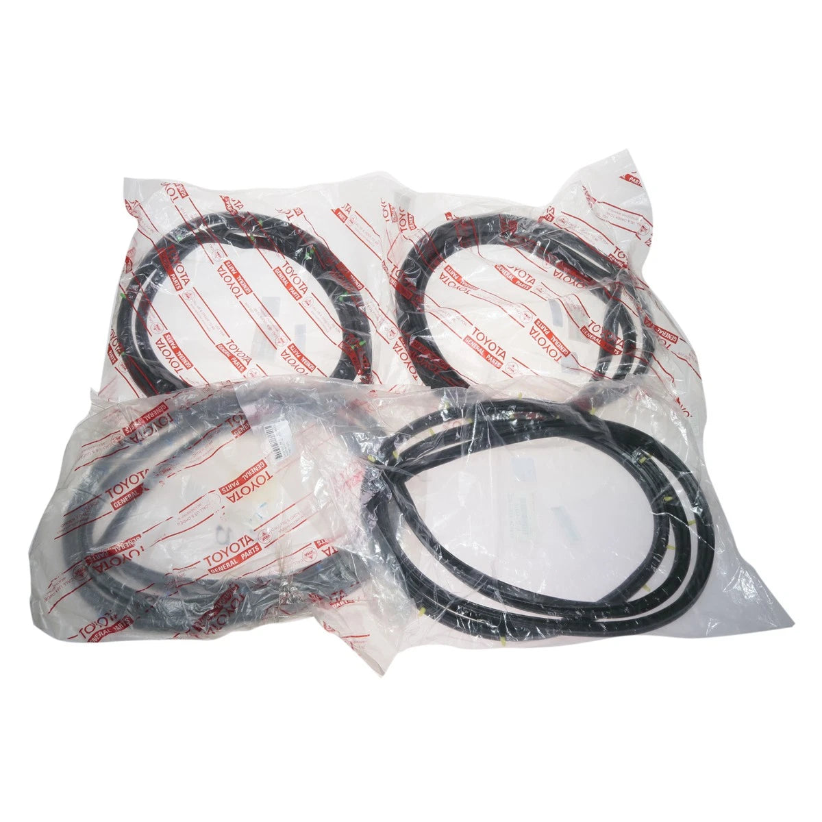Set of 2 Rear Door Weatherstrips for Toyota Corolla Sprinter (E10, E11)