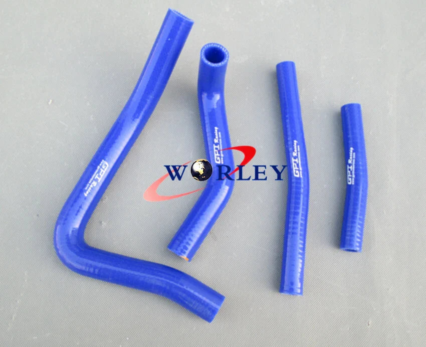 Aluminum Radiator + Black Hose for Suzuki RM 250 (1996-1998)