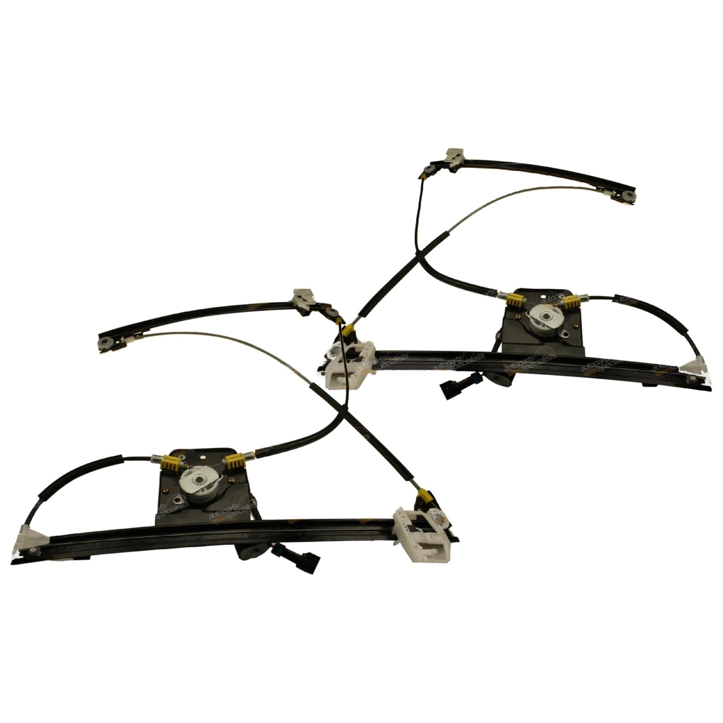 Set of 2 Front Window Regulators with Motors for Ford Territory (2004–2016)
