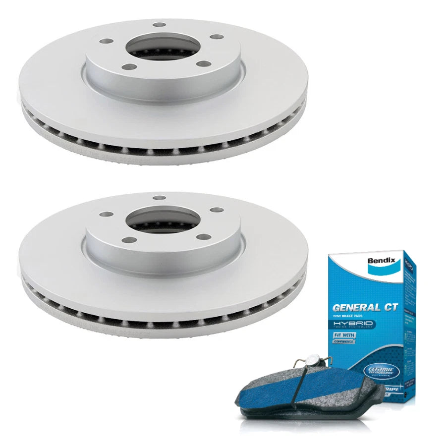Front Brake Pads & Rotors for Mazda 3 (2009–2013)