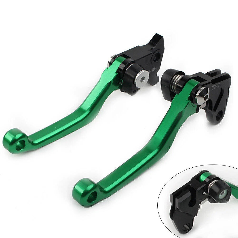 Green Disc Brake Clutch Levers Pivot CNC for Yamaha TTR125L/LE/LW (2000-20)