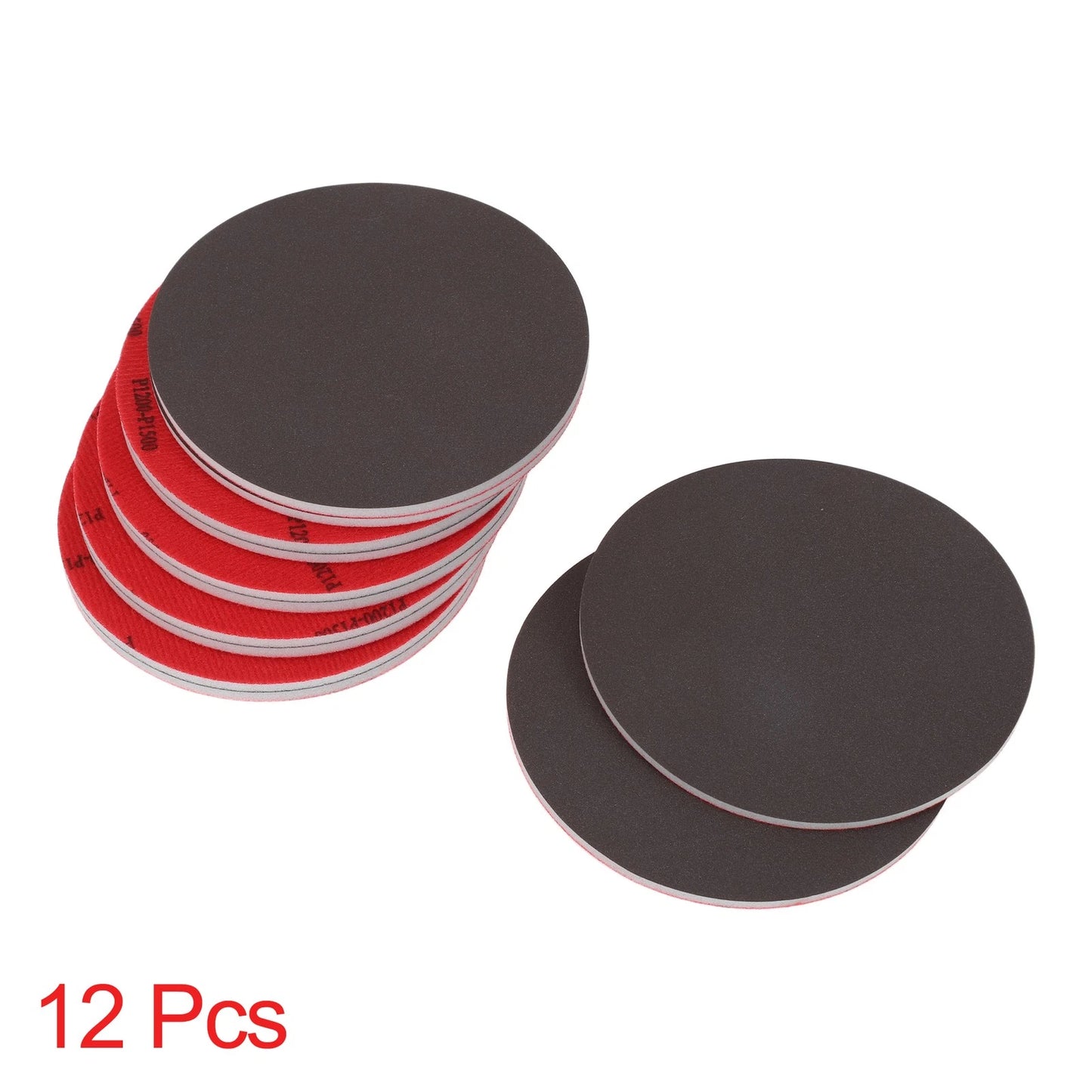 Set of 12 P1200 Sanding Sponges for Fine Sanding Pads (Washable, Reusable)