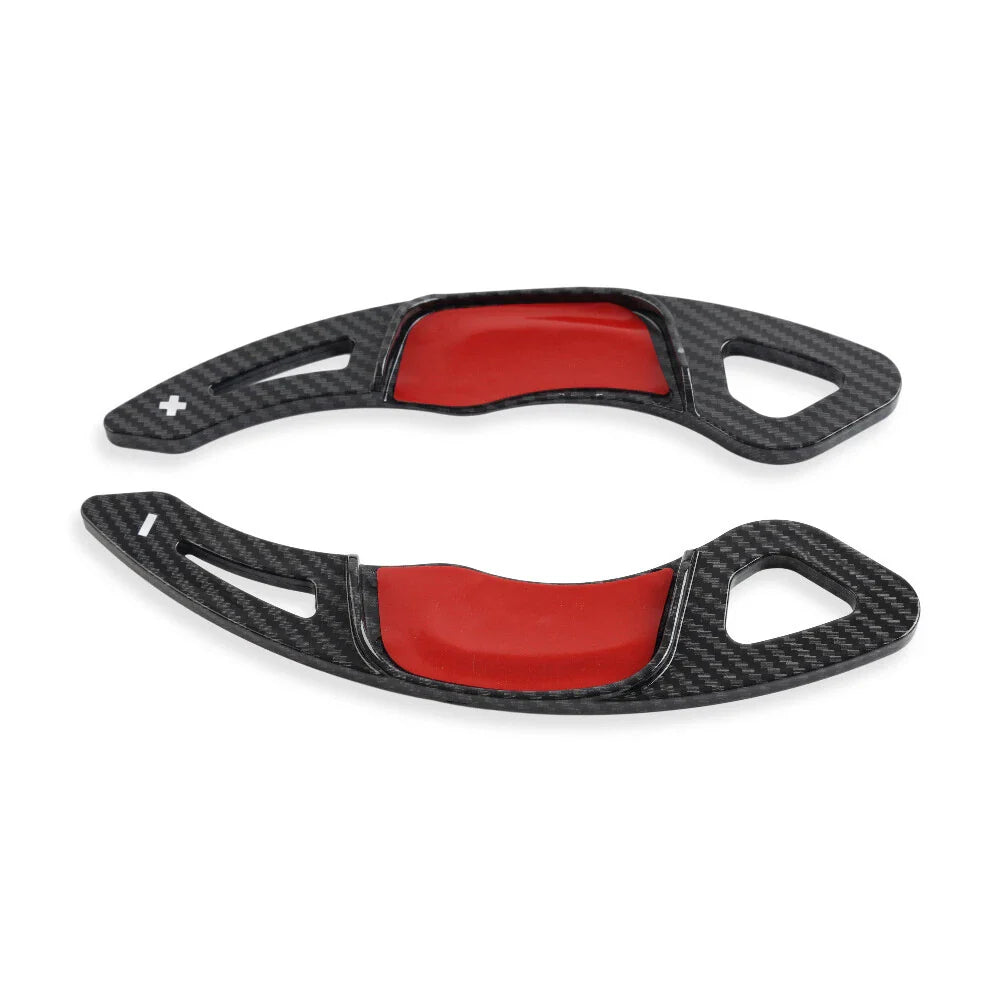 Carbon Fiber Steering Wheel Paddle Shifter Extensions for VW Golf 2015-2020