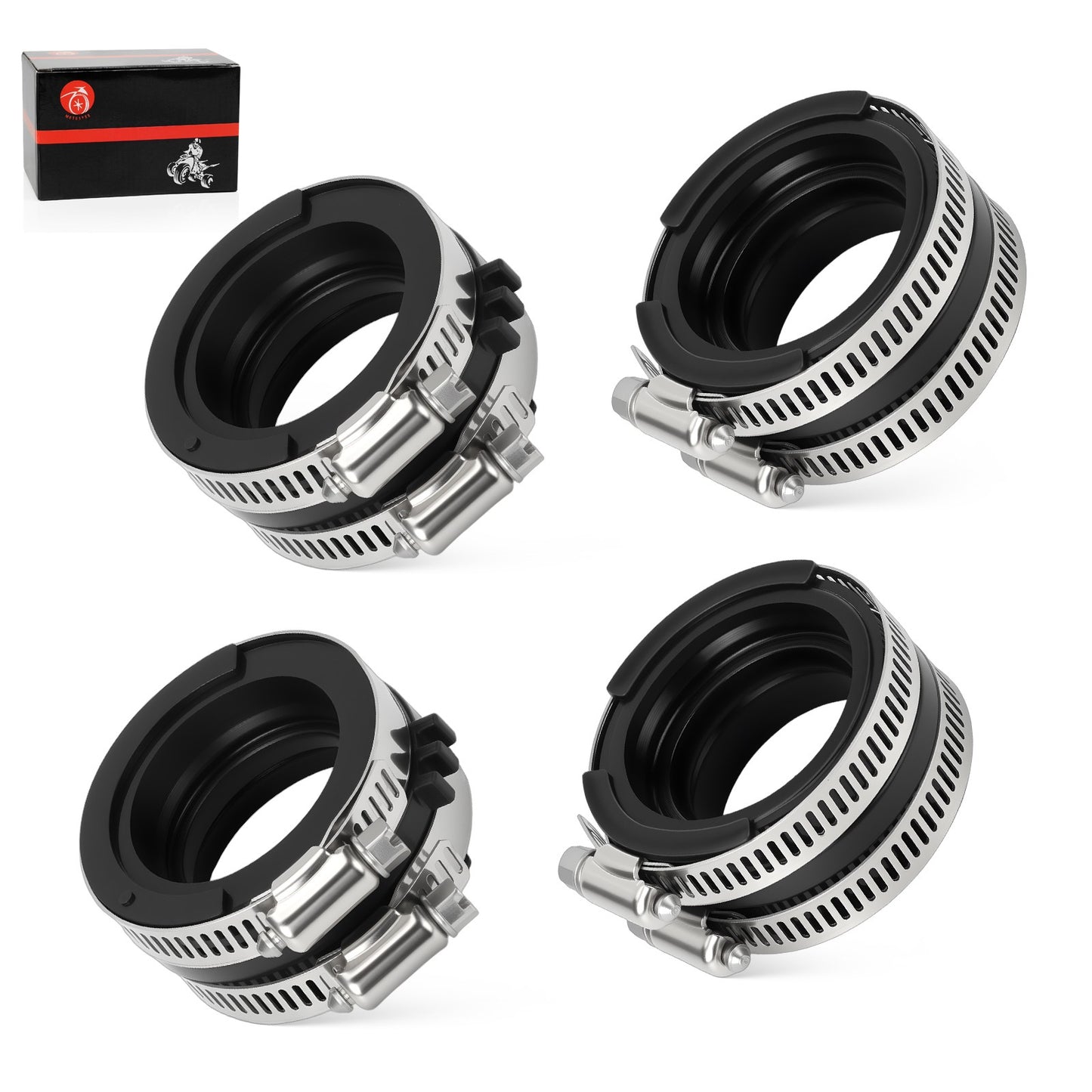 Set of 4 Carburetor Insulators for Honda VFR750F Interceptor (1990–1993)