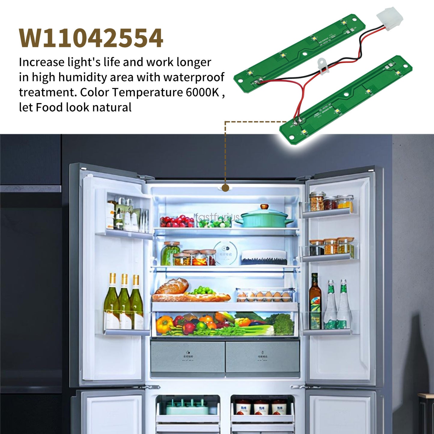 LED Light Module Board for Whirlpool Maytag Amana (2010–2023)