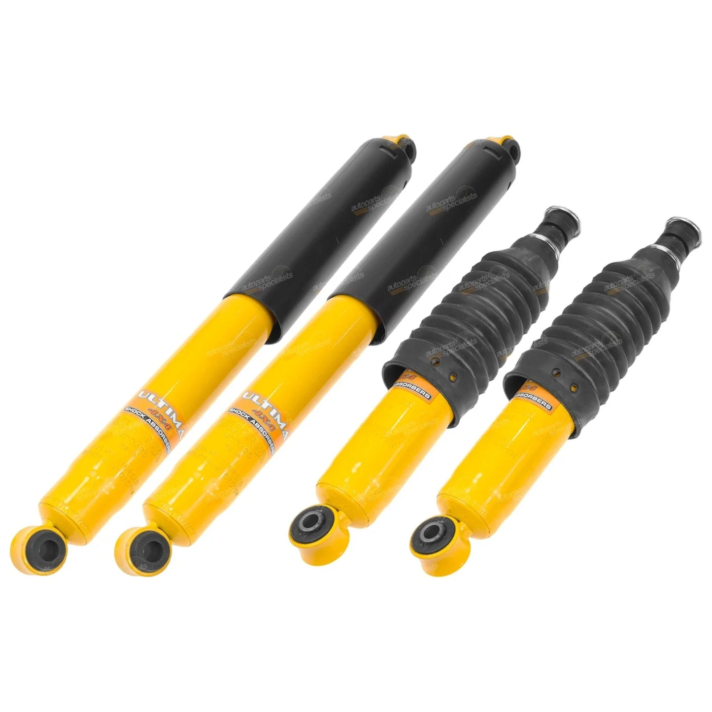 Front+Rear Shock Absorber Set for Navara D21 D22 4x4 Ute Raised Springs