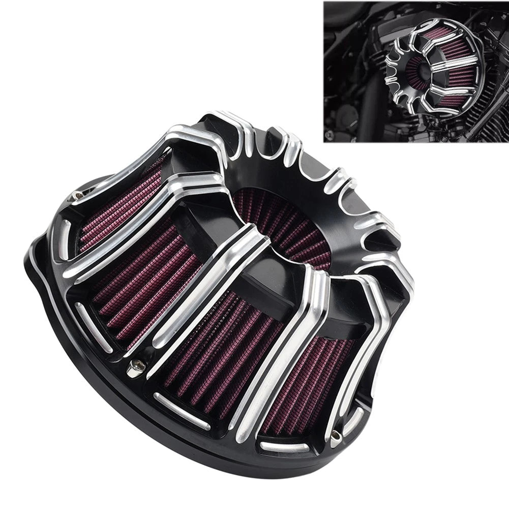 Air Cleaner Intake Filter Kit for Harley Touring Road Glide Softail Dyna