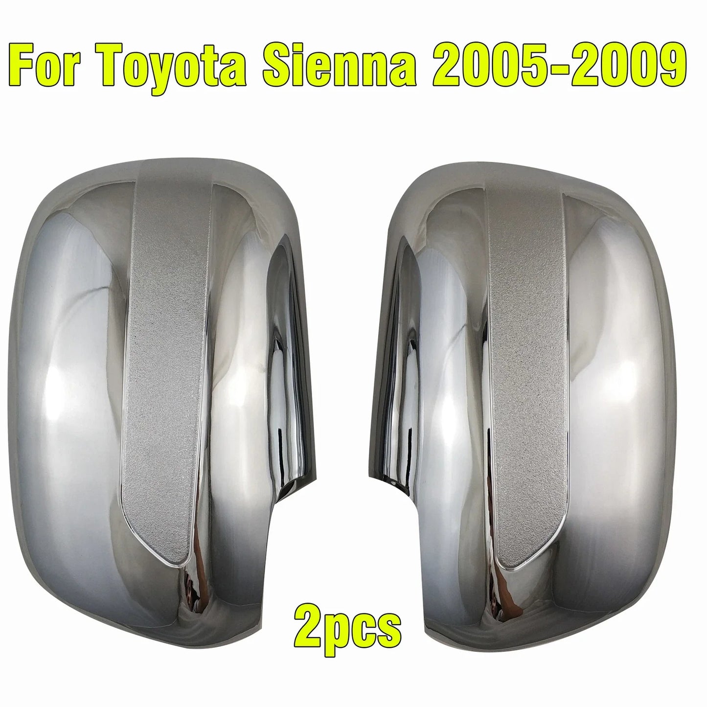 Mirror Cover Rear View Caps Overlays for Toyota Sienna (2005–2009)