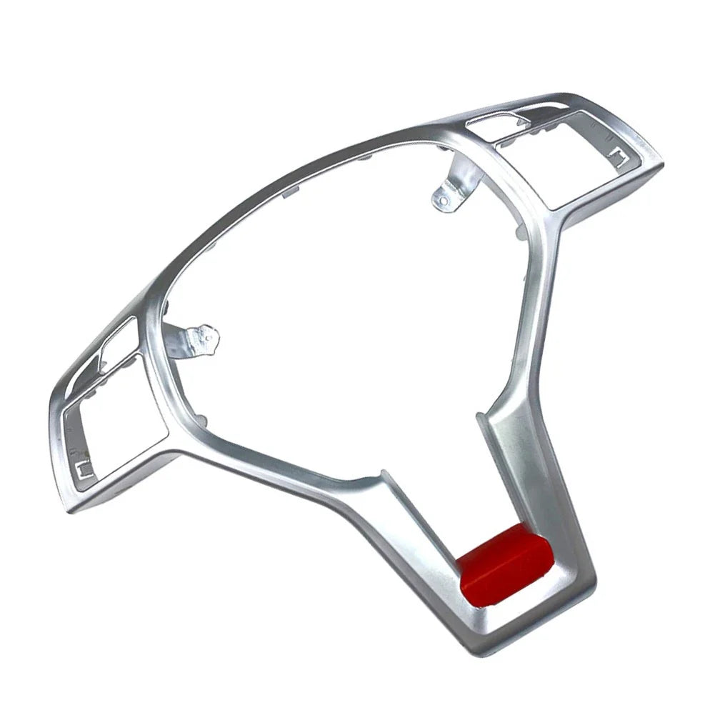 Steering Wheel Frame Trim Cover Silver for Mercedes A C E SLK CLA CLS GLA